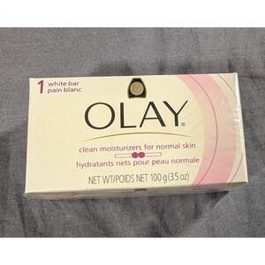 Olay Bar Soap White 5 OZ.  Bar Pain New/Sealed Box Vintage